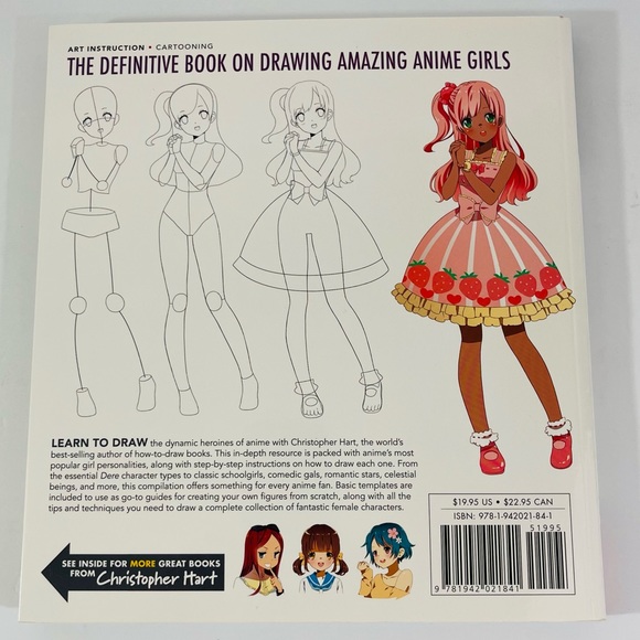 The Master Guide To Drawing Amazing Anime Girls By Christopher Hart Soft Cover - Picture 2 of 10